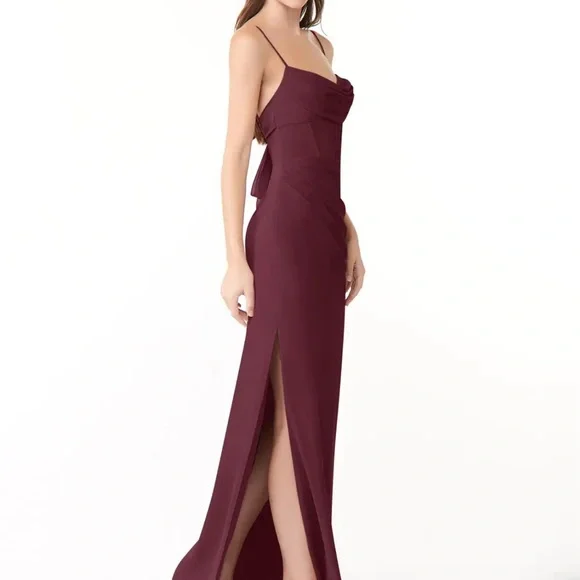 Corseted chiffon dress Azazie x Kendall - Picture 2 of 7